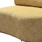 Homeroots Mustard Boucle Modular Curved Three Piece Sectional With Toss Pillows 643974 - alternate 5