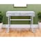 Homeroots 42" White Writing Desk With Two Drawers 491419 - alternate 2