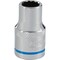 Channellock 1/2'' Drive 11 mm 12-Point Shallow Metric Socket 397601 - alternate 1
