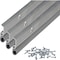 M-D Building Products Building Products Silver Aluminum and Vinyl Screw-on Top and Sides Door Seal Kit 1073 - alternate 1