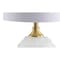 Jonathan Y Ilsa 22" Dotted Glass/Metal LED Table Lamp, White/Brass Gold JYL6200A - alternate 3