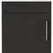 Homeroots 16" Black And Silver Wood Freestanding Bathroom Vanity With White Sink 543633 - alternate 2