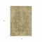Homeroots 3' X 5' Brown And Beige Abstract Washable Indoor Outdoor Area Rug 616598 - alternate 6