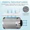Ipower Upgrade 4 Inch Air Carbon Filter Replacement Prefilter Sleeve Cover for 4in Air Carbon Filte GLFILTPREFILT4L - alternate 6