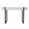 Homeroots 45" White and Black Writing Desk 402055 - alternate 3
