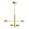 Afx Verona 4in Light LED Pendant Light, Light Antique Brass VRNP2X4LAJUDLB - alternate 1