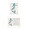 Homeroots Set Of Two Two Mermaids 2 White Framed Print Wall Art, 2PK 408008 - alternate 1