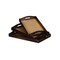 Homeroots 24in Brown Rectangular Wood Handmade Tray With Handles 483309 - alternate 5