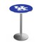 Holland Bar Stool Co 42" Stainless Steel Kentucky "UK" Pub Table, 36" dia. Top L214S4236UKY-UK - alternate 1
