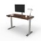 We'Re It Lift It Electric Sit Stand Desk, 46.25 H, 24 W X Laminate wood, metal, Brushed Silver VL22BS4824-WNB - alternate 1