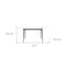 Homeroots 63" White And Brown Oval Dining Table 400751 - alternate 2