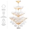 Lavish Home Plastic Champagne Glasses 5oz Reusable or Disposable Coupe Glasses w/ Grooves, 100PK JG1012-1 - alternate 6