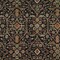 Homeroots 3' X 5' Black Brown And Red Floral Washable Indoor Outdoor Area Rug 604577 - alternate 3
