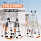 Wrightmaster 16 ft. Reach Aluminum Multi-Position Ladder with Wheels, Balance Bar, 330 lbs. Load Capacity ZROEPAM-190 - alternate 2