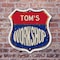 Signmission Tom's Workshop, 6 Inch X 6 Inch, Plastic Sign SHI-P-6-489-TOM - alternate 4