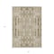 Homeroots 3' X 5' Beige Ivory And Tan Moroccan Washable Indoor Outdoor Area Rug 577175 - alternate 3
