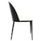 Leisuremod 70.9 in W, 29.5 in L, Manufactured Wood/Steel/PU Leather, Black/White TT70-CBL18-W - alternate 6