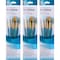 Princeton RealValue Brush Set, Gold Taklon Bristles, Short Handle Mixed Media Paintbrush, 4-Piece Set, 3PK PR9172 - alternate 1