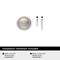 Amerock Loop 1-3/16 inch (30mm) Diameter Satin Nickel Cabinet Knob, 25PK 25VMP37025G10 - alternate 2