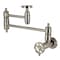 Kingston Brass Wall Mount Pot Filler Faucet, Brushed Nickel KS3108RX - alternate 1