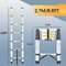 Wrightmaster 8.8 ft. Lightweight Steel Extension Ladder with Safety Lock, 330 lbs. Load Capacity ZOR-28245021532 - alternate 5