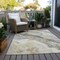 Homeroots 3' X 5' Gold And Silver Abstract Washable Indoor Outdoor Area Rug 618424 - alternate 5