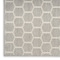 Homeroots 8' Gray And Ivory Geometric Indoor Outdoor Runner Rug 564052 - alternate 4