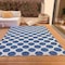 Homeroots 5' X 8' Navy Blue And Ivory Polka Dot Washable Indoor Outdoor Area Rug 614924 - alternate 6