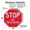 Signmission Stop No Trespassing, 10 inch X 10 inch, Plastic Sign, 2PK OC-P-2PACK-10-264 - alternate 6