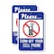 Signmission Please Turn Off Your Cell Phone, 18'' X 24'' 2 Signs, Heavy Gauge Aluminum, 2PK A-1824-2PACK-2865 - alternate 1