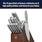 Henckels Modernist 14-pc Self-Sharpening Knife Set with Block, Dark Brown, Stainless Steel, Walnut 1014117 - alternate 5