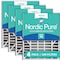 Nordic Pure 20x25x5 Pleated Air Filter, High Capacity, Electrostatically Charged Synthetic Media, MERV 14, 4 PK 20x25x5ABM14-4 - alternate 1