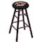 Holland Bar Stool Co Oak Bar Stool, Dark Cherry Finish, Boston College Seat RC30OSDC - alternate 1