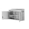 Koolmore Stainless Steel Commercial Wall Cabinet with hinged Doors 15 x 48 KM-WMC-1548-S - alternate 3