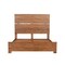 Homeroots Brown Live Edge Bow Joint Solid Wood King Bed Frame 604633 - alternate 5