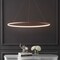 Jonathan Y Brice 35" Modern Contemporary Metal Round Dimmable Integrated LED Pendant, Matte Pink JYL7220B - alternate 5