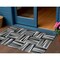 Homeroots 3' X 5' Black Gray And Ivory Geometric Washable Indoor Outdoor Area Rug 598238 - alternate 1