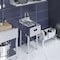 Amgood 22 in. x 15 in. Underbar Hand Sink with Soap and Towel Dispenser SINK UHS-2215-STD-Z - alternate 7