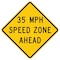 Sign Solutions Usa Traffic Sign, 30 in Width, Aluminum Sign, Diamond DUS06DFY3030W3-5a35 - alternate 1