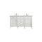 James Martin Vanities 60" D Vanity, Bright White w/Ethereal Noctis Top w/FreePower Wireless Charger 655-V60D-BW-FENC - alternate 1