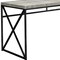 Homeroots 47" Gray and Black Computer Desk 333548 - alternate 4