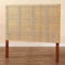 Bali & Pari Lesia Bohemian Natural Rattan and Mahogany Wood Queen Size Headboard 251-13906-ZORO - alternate 4