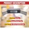 Mytee Products 18 inx24 inx60 in Aluminum Trailer Underbody Tool Box with Barndoor Style Double Doors TBAL182460-PLDP - alternate 6