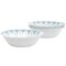 Ultra By Gibson Piper Point 4 Piece 6.5 Inch Round Tempered Opal Glass Fruit Bowl Set in Blue 138946.04 - alternate 1