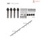 Sartodoors Sturdy Double Barn Door Planum 2102 Black Solid Core Modern Interior PLANUM2102DB-BLK-36 - alternate 2