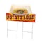 Signmission Potato Soup Die Cut Yard Sign & Stake outdoor plastic coroplast window, C-DC-2436-Potato Soup19 C-DC-2436-Potato Soup19 - alternate 1