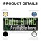 Signmission Delta 9 THC Available Here, 24 Inch x 72 Inch, Vinyl Banner B-72-30539 - alternate 3
