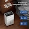Edendirect 4500 Sq. Ft. 50 pt. Dehumidifier For Basements, Bathrooms, Smart Humidity Control, Auto Defrost ZRPD12A - alternate 6