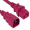 Sanoxy 10ft 18 AWG Computer Power Extension Cord IEC320 C13 to IEC320 C14, Red SNX-CBL-LDR-PW131-7210 - alternate 1