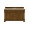 James Martin Vanities Brookfield 60" Single Vanity, Honey Oak, w/ 3 CM Tajnar Eclos Top 547-V60S-HNO-3TJR - alternate 1